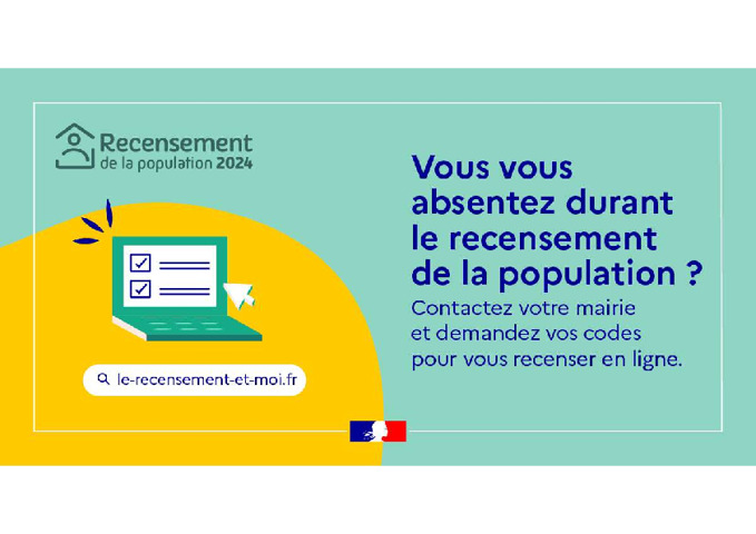 Vous vous absentez momentanément durant la période du 18 janvier au 17 février , contacter la mairie aux heures d'ouvertures pour recevoir vos codes d'accès par internet