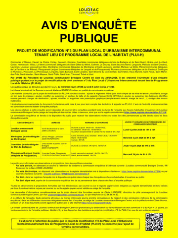 permanences en mairie de Loudéac Communauté, de Merdrignac, de Guerlédan et de Plouguenast-Langast<br />
