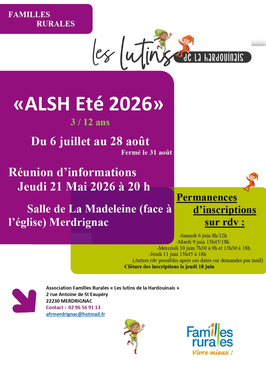 ALSH été 2026 - Les lutins de la Hardouinais