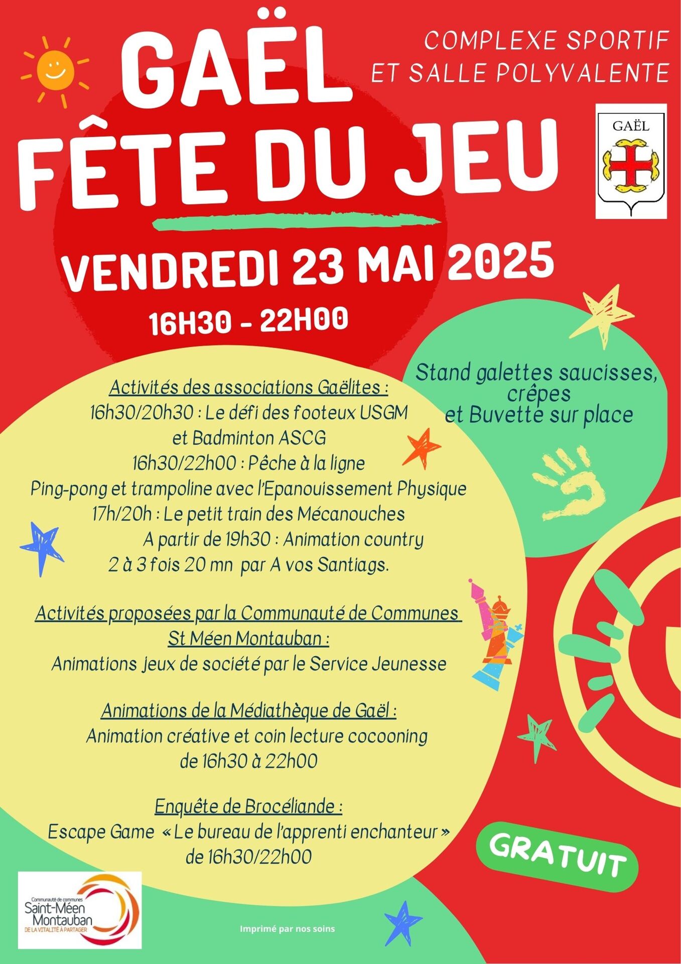 nombreuses animations sur la commune de Gaël le vendredi 23 mai 2025