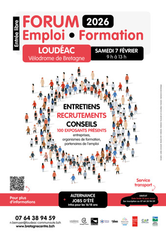 Forum de l’Emploi et de la Formation 2026 à Loudéac