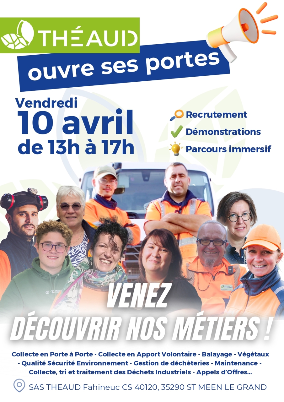 Portes ouvertes THEAUD 10 avril 2026