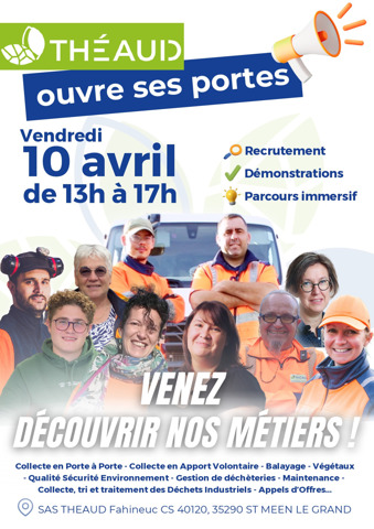 Portes ouvertes THEAUD 10 avril 2026