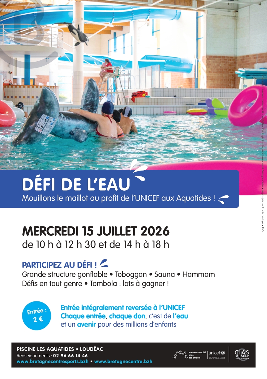DEFI DE L'EAU - 15 JUILLET 2026 - LOUDEAC