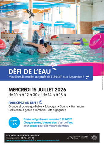 DEFI DE L'EAU - 15 JUILLET 2026 - LOUDEAC