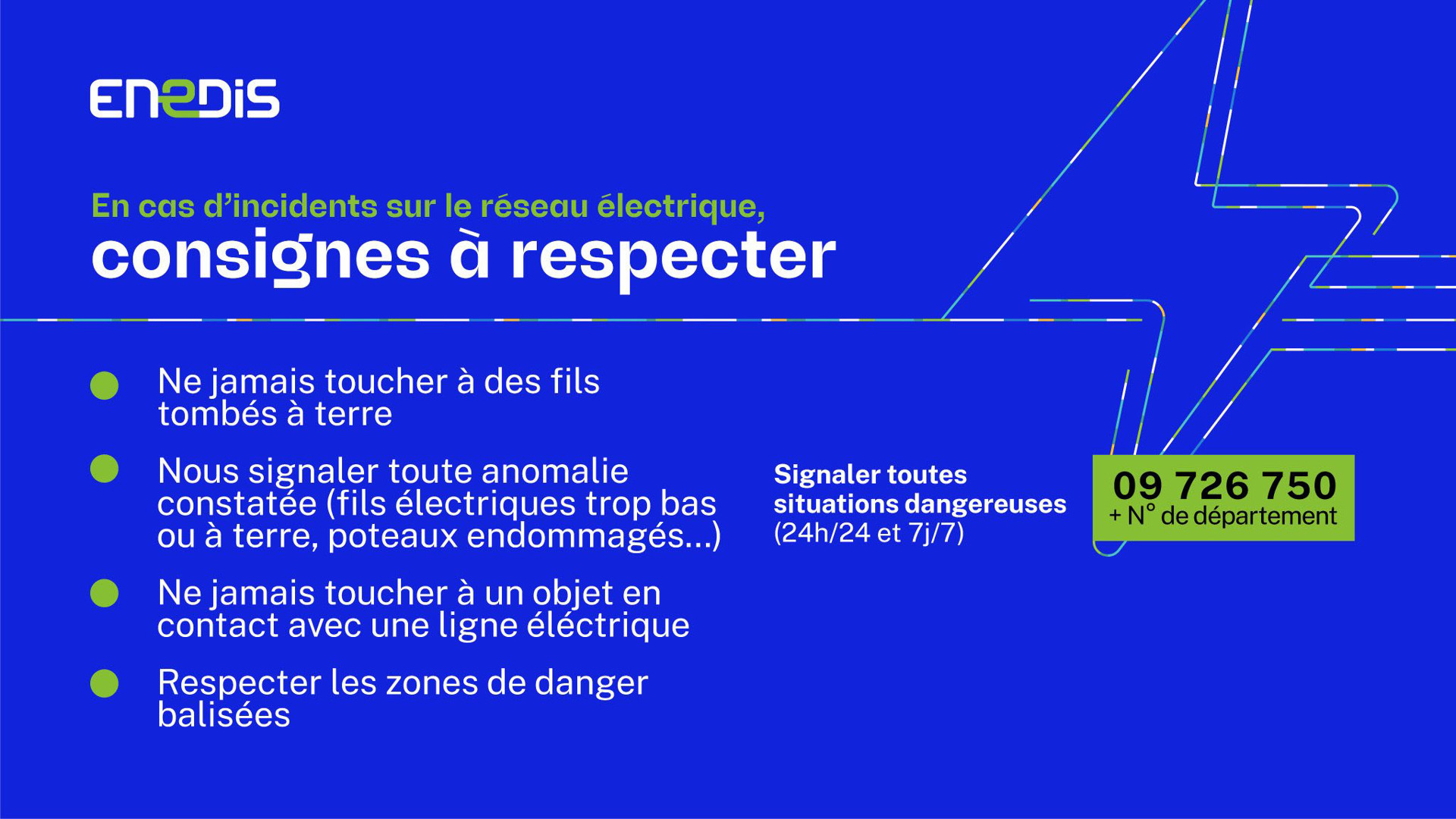 Consignes à respecter