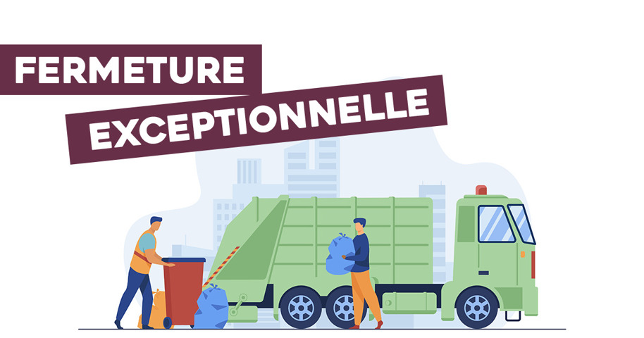 En raison des jours fériés des jeudis 25 décembre et 1er janvier 2025,<br />
Les collectes seront décalées de 24 heures après le jour férié.<br />
 <br />
Par ailleurs, toutes les déchèteries fermeront exceptionnellement à 16h30 les 24 et 31 décembre.<br />
