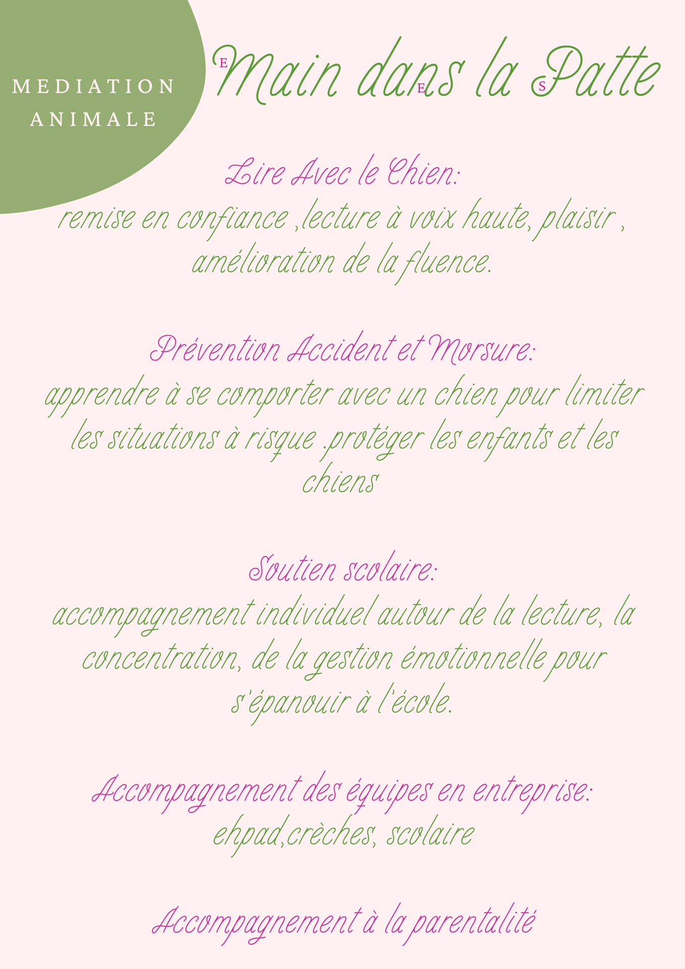 🐾 Nouveau à Loscouët-sur-Meu : Cours de Médiation Animale avec Claire Collet 🐾