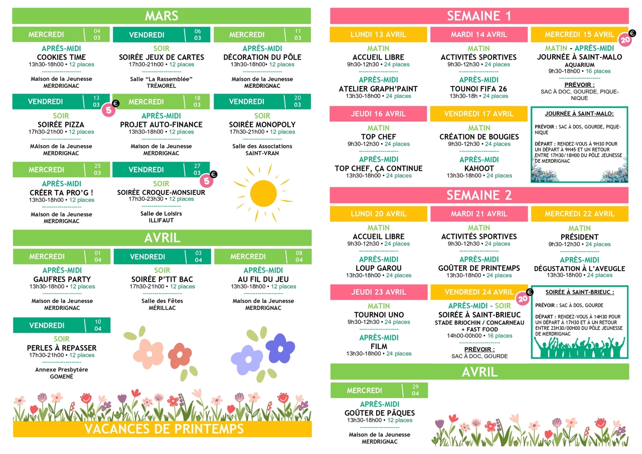 Vous trouverez le programme en pièce-jointe. Il est possible de s'y inscrire dès maintenant. 